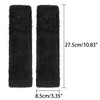 INSPIRE CHIC Women's Faux Fur Fingerless Wrist for Christmas Party Windproof Warmer Plush Gloves 1 Pair - 2 of 4