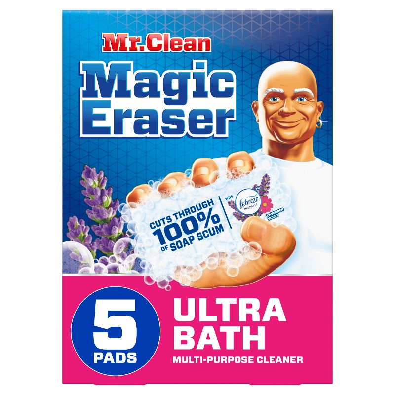 Mr. Clean Magic Eraser Ultra Bath Multi-Purpose Cleaner - 5ct, 1 of 11