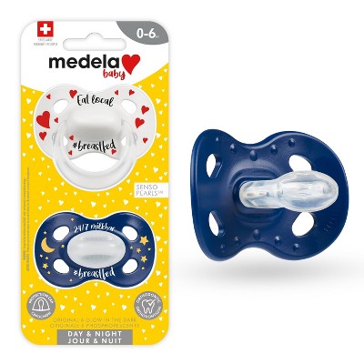 Medela Baby Eat Local Day-Night Pacifier - 0-6 Months 2pk