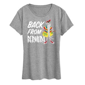 Women's - Disney - Straight Outta Bermuda Short Sleeve Graphic T-Shirt - 1 of 4