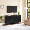 Lycvki MDF 2 Door Storage Cabinet Dressers - 3 of 4