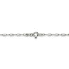 Black Bow Jewelry 2mm Sterling Silver Solid Elongated Open Cable Chain Necklace - 4 of 4