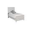 Twin Size Wooden Platform Bed with Headboard for Bedroom - 3 of 4