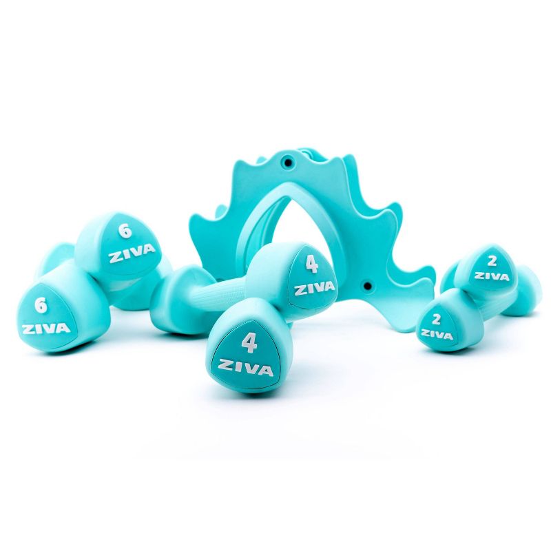 ZIVA Chic Wellness Workout Kit 3pc - Turquoise, 2 of 12