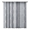 Color Poems Geometric Orb Pattern IX 50" x 64" Single Panel Sheer Window Curtain - Society6 - 3 of 4