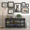 Hudson and Canal Height-Adjustable Floor Lamp with Glass Shade - 4 of 4