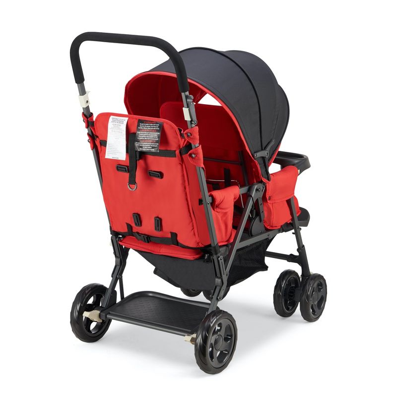 Joovy Caboose Too Sit And Stand Tandem Double Stroller, Red, 2 of 5