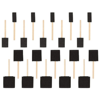 Foam Paint Brushes, Arts and Crafts Supplies (4 Sizes, 20-Pack)