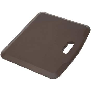 Mount-It! Standing Desk Floor Mat, Brown Standing Comfort Mat for Standing Desk, Home, Office, Kitchen, Garage, 18"x22"