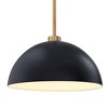 Nathan James (Set of 2) 2-Light Percy Modern Island Pendant Ceiling Fixtures Light Black/Gold - 4 of 4