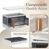 LACOO Collapsible Storage Bins with Lids, Double Trunk Organizer - 4 of 4