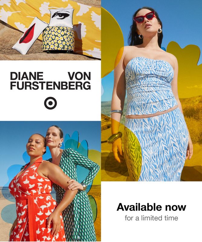 Diane von Furstenberg at Target: Available now for a limited time