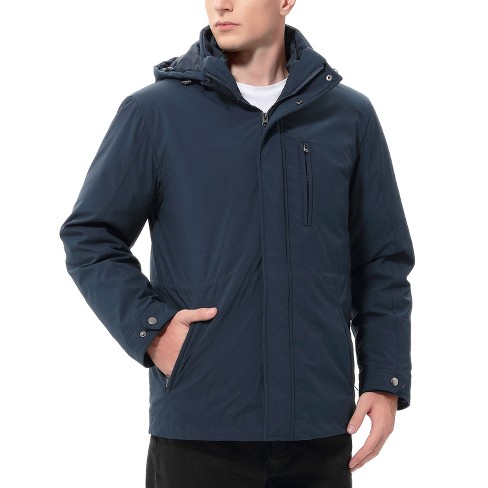 Bgsd Men s James 3 in 1 Down Parka Coat Navy Medium Target