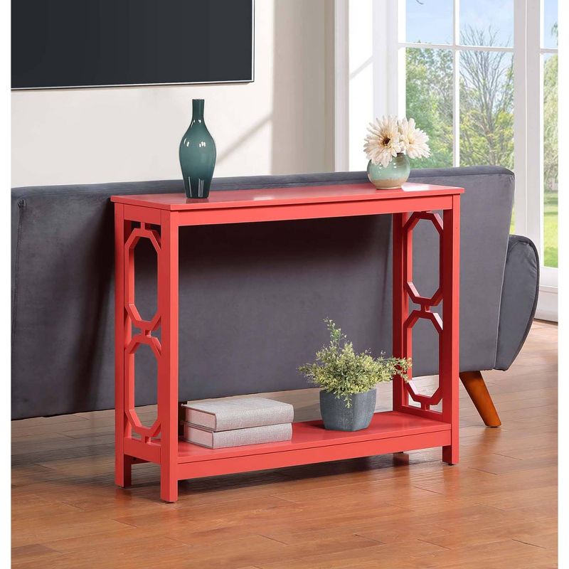 Omega Console Table with Shelf - Breighton Home, 3 of 7