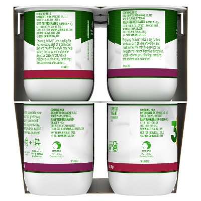 Activia Probiotic Black Cherry &#38; Mixed Berry Yogurt Variety Pack - 12ct/4oz Cups_1