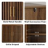 Sideboard Buffet Cabinet with Storage, Farmhouse Buffet Cabinet with Louvered Doors - 4 of 4