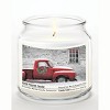 Courtside Market Red Pick-Up Truck Candy Cane 12.8oz Soy Wax Candle Glass Jar with Brushed Silver Metal Lid - 2 of 3