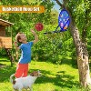 2 in 1 Basketball and Dart Board Set 14 Inch Outdoor Sports Toys for Kids Ages 3-10 Gift - 3 of 4