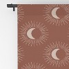 Avenie Nightglow Rust Set of 2 Panel Blackout Window Curtain - Deny Designs - 4 of 4