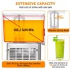 Commercial Juice Dispenser, Cold Beverage Dispenser – 1 Tank 10L (2.64Gallon) 280W Stainless Steel with Adjustable Thermostat - 3 of 4