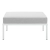 Modway Harmony Sunbrella® Outdoor Patio Aluminum Ottoman - 3 of 4