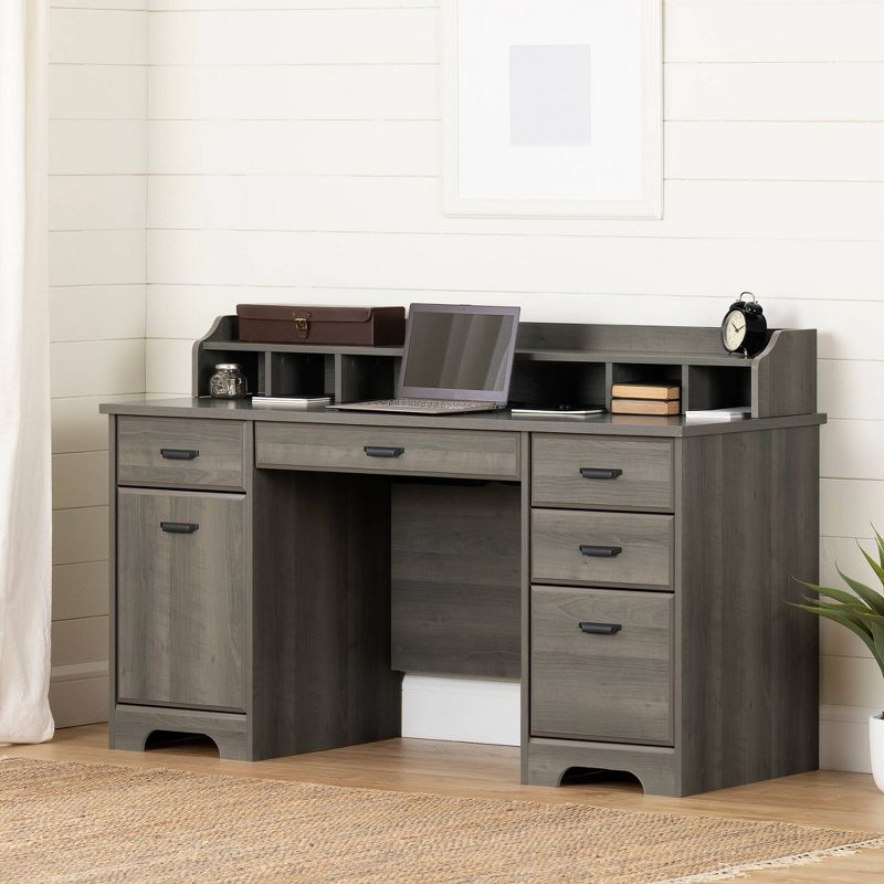 Versa Computer Office Desk with Power Bar - South Shore, 3 of 17