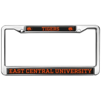 East Central University Mascot Full Size Standard License Plate Metal Frame