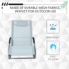 PAGED Outdoor Patio Lounge Chair, Zero Gravity Rocking Chair Lawn Chairs with Detachable Pillow for Patio, Poolside, Beach, Lawn - 2 of 4