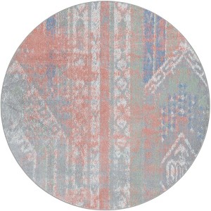 Unique Loom Kamala Washable Collection Area Rug - Lotus - 1 of 4
