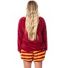 Harry Potter Womens' Sweater and Shorts Sleep Pajama Set-All Houses - 2 of 4