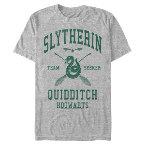 Men's Harry Potter Slytherin Quidditch Team Seeker T-Shirt - 1 of 4