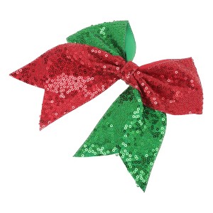 Unique Bargains Women's Halloween Sequin Bow Hair Elastics 1 Pc - 1 of 4