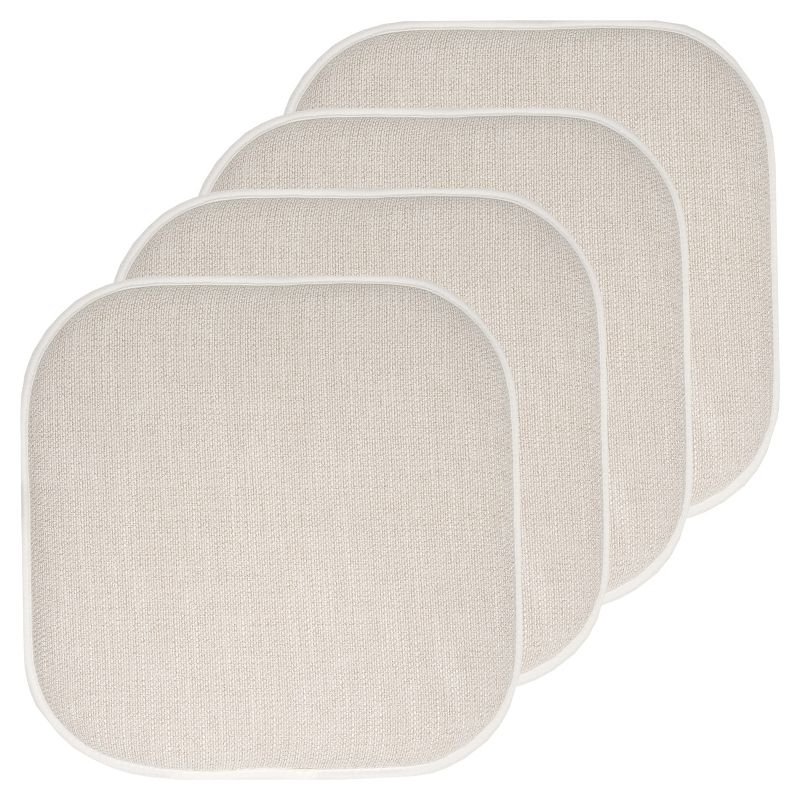 Alexis Memory Foam No Slip Back 16" x 16" Chair Pad Cushion by Sweet Home Collection™, 1 of 7