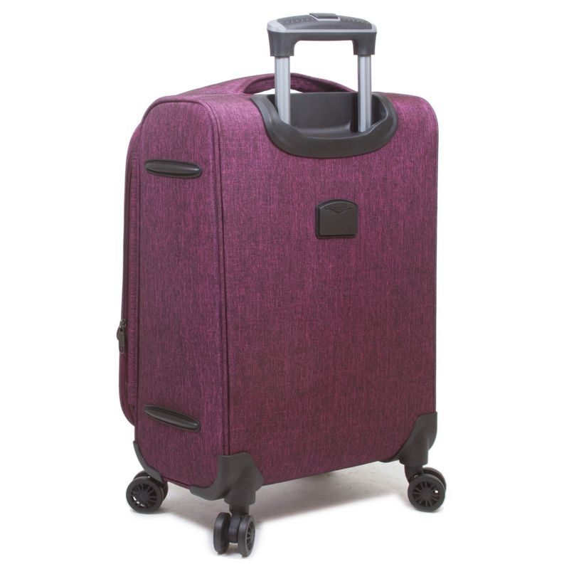 Dejuno Aurora Lightweight Denim 3-Piece Spinner Luggage Set, 3 of 7