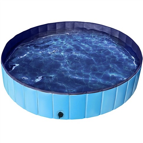 Yaheetech Foldable Pet Swimming Pool For Cats And Dogs Blue, Xxl : Target