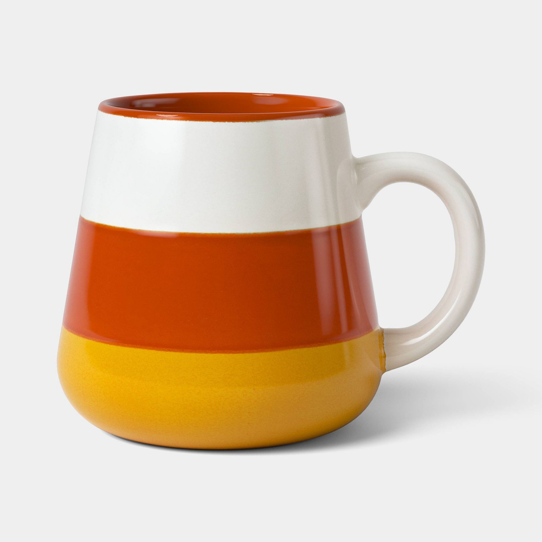 15.5 fl oz Stoneware Candy Corn Mug - Hyde and EEK! Boutique™