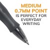 BIC Gelocity Original Black Gel Pens, Medium Point (0.7mm), 12-Count Pack, Retractable Gel Pens with Comfortable Grip - 3 of 4