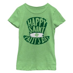 Girl's Lost Gods St. Patrick's Day Hat T-Shirt - 1 of 3