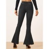 Allegra K Women's High Waist Raw Hem Flared Bottom Casual Jeans Pants - 4 of 4