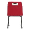 Seat Sack Laminated Fabric Standard Seat Sack 14" Red 2/Bundle (SSK00114RD-2) - 2 of 2