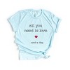 Simply Sage Market Women's All You Need Is Love and A Dog Short Sleeve Graphic Tee - 3 of 4
