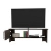 47.4" Manufactured Wood TV Stand with Open Shelf and Cabinet for Living Room and Bedroom - 2 of 4