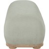 Meridian Furniture,Calum Chenille Fabric Bench - 4 of 4