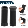 Unique Bargains Bike Handlebar Grips Covers 3.54" Long Black 1 Pair - 3 of 4