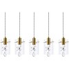Elegant Lighting Hana 5-Light Gold Pendant Light Fixture - 3 of 4