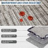 Washable Area Rug, Non-Slip Low Pile Soft Modern Carpet, Thin Foldable Non-Shedding Accent Rug for Living Room Indoor - 4 of 4
