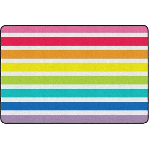 Flagship Carpets Hello Sunshine Striped Area Rug - 1 of 4
