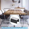 Unique Bargains No Noise Rectangle Furniture Chair Leg Cover with Felt Pad 24 Pcs - 4 of 4