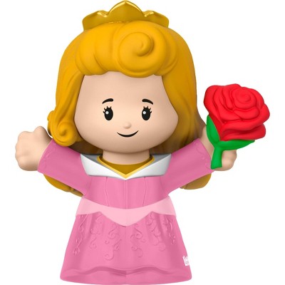 Fisher-Price Disney Princess Aurora Little People Single Character Figure Toddler Toy for Pretend Play