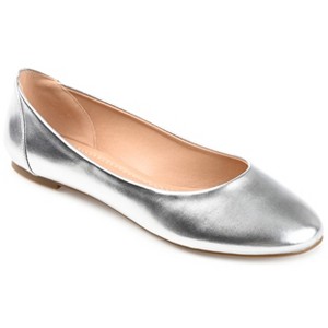 Journee Collection Womens Kavn Medium and Wide Width Comfort Insole Slip On Round Toe Ballet Flats - 1 of 4